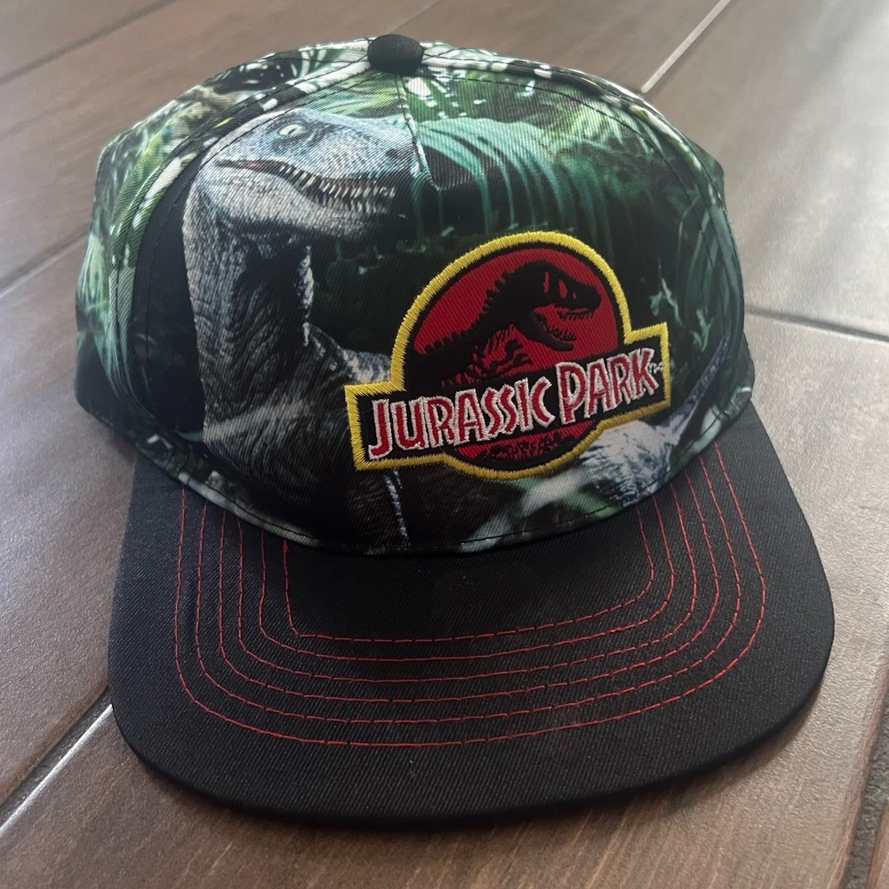 Jurassic World Velociraptor Dinosaur Baseball Cap One Size